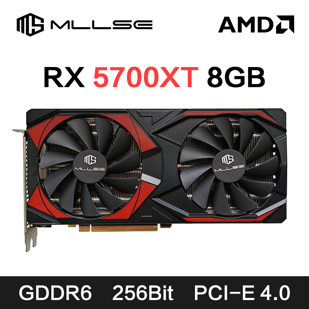 MLLSE AMD RX5700 XT 8GB Graphi - огляд і ціна Rx 5700 Xt 8Gb Video Card